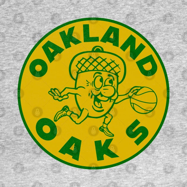 Defunct Oakland Oaks ABA Basketball by LocalZonly